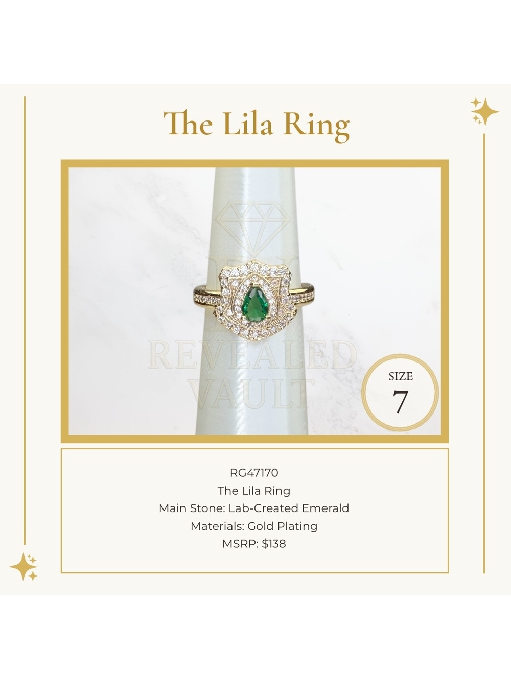 The Lila Ring - Size 7 - OG